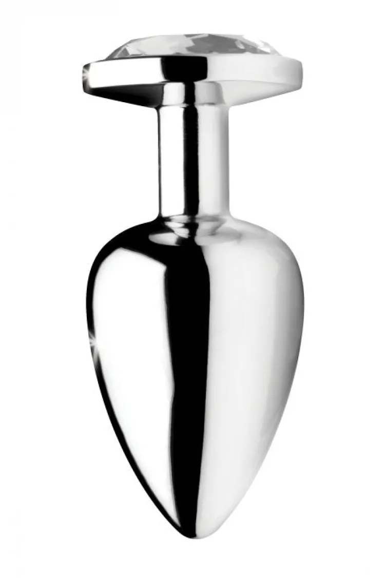 Booty Sparks Jewel Butt Plugs | Anal Starter Toys>Clear Gem Anal Plug