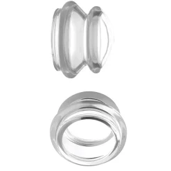 Master Series Nipple Clamps & Stimulators | Female Enhancement>Clear Plungers Silicone Nipple Suckers
