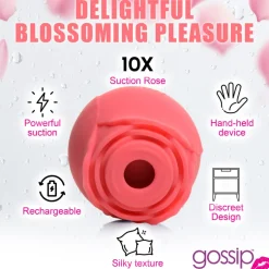 gossip Waterproof Vibrators | Unique Vibrators>Clitoral Rose Stimulator