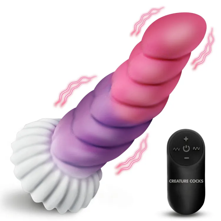 Creature Cocks Silicone Dildos | Vibrating Dildos>Cloud Rider Unicorn Silicone Dildo