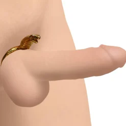 Master Series Penis Rings>Cobra King Golden Penis Ring