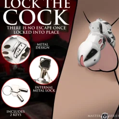 Master Series Chastity Devices>Cock Cuff Snap-On Chastity Cage