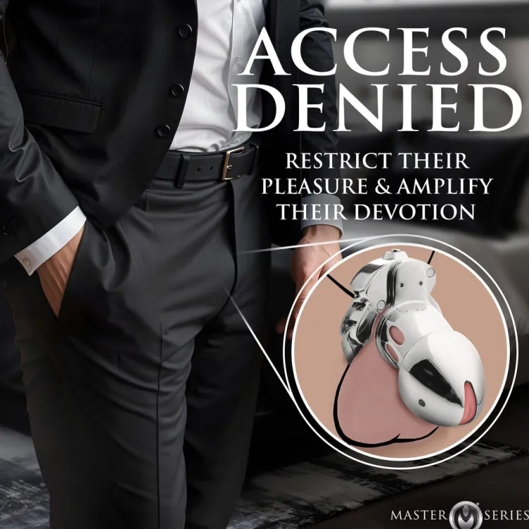 Master Series Chastity Devices>Cock Cuff Snap-On Chastity Cage