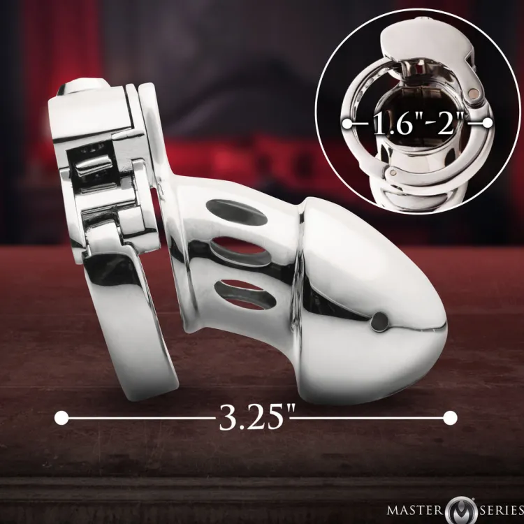 Master Series Chastity Devices>Cock Cuff Snap-On Chastity Cage