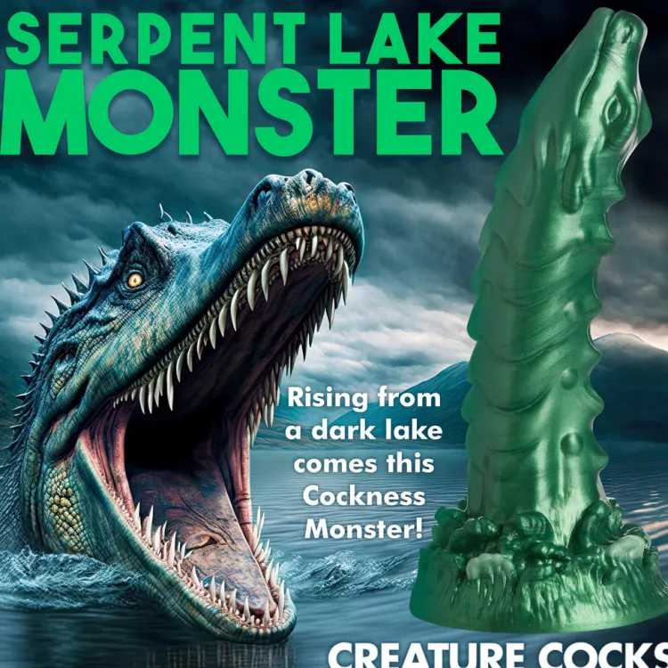 Creature Cocks Silicone Dildos | Large Dildos>Cockness Monster Lake Creature Silicone Dildo