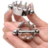 Master Series Nipple Clamps & Stimulators>Crowned Magnetic Nipple Clamps