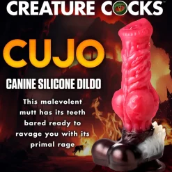 Creature Cocks Silicone Dildos | Large Dildos>Cujo Canine Silicone Dildo