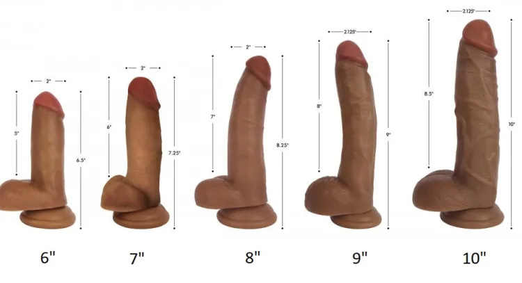 Bareskin Ultra Realistic Sex Toys | Harness Compatible Dildos>Dark Dildo with Balls