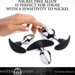 Master Series Butt Plugs | Aluminum & Steel Dildos & Insertables><noscript><img width=