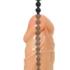 Master Series Medical Equipment | Cock & Ball Devices>Dark Rod Vibrating Beaded Silicone Sound