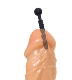 Master Series Medical Equipment | Cock & Ball Devices>Dark Rods 3 Piece Silicone Penis Plug Set