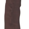 Curve Toys Ultra Realistic Sex Toys | Silicone Dildos>Dark Silicone Dildo without Balls