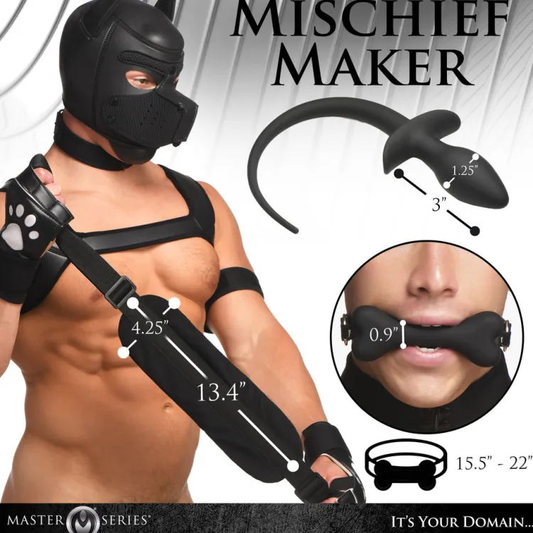 Master Series Puppy Play>Deluxe Pup Arsenal Set