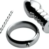 Zeus Electrosex Electro Sex | Aluminum & Steel Dildos & Insertables>Deluxe Series Voltaic For Him Stainless Steel Male E-stim Kit