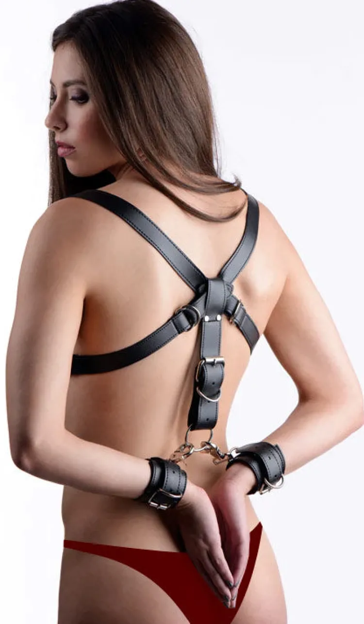STRICT Sex Furniture, Swings, & More | Sex Furniture>Deluxe Thigh Sling With Wrist Cuffs