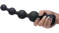 Master Series Insertable & Realistic Dildo Vibrators | Anal Vibrators>Deluxe Voodoo Beads 10X Silicone Anal Beads Vibrator