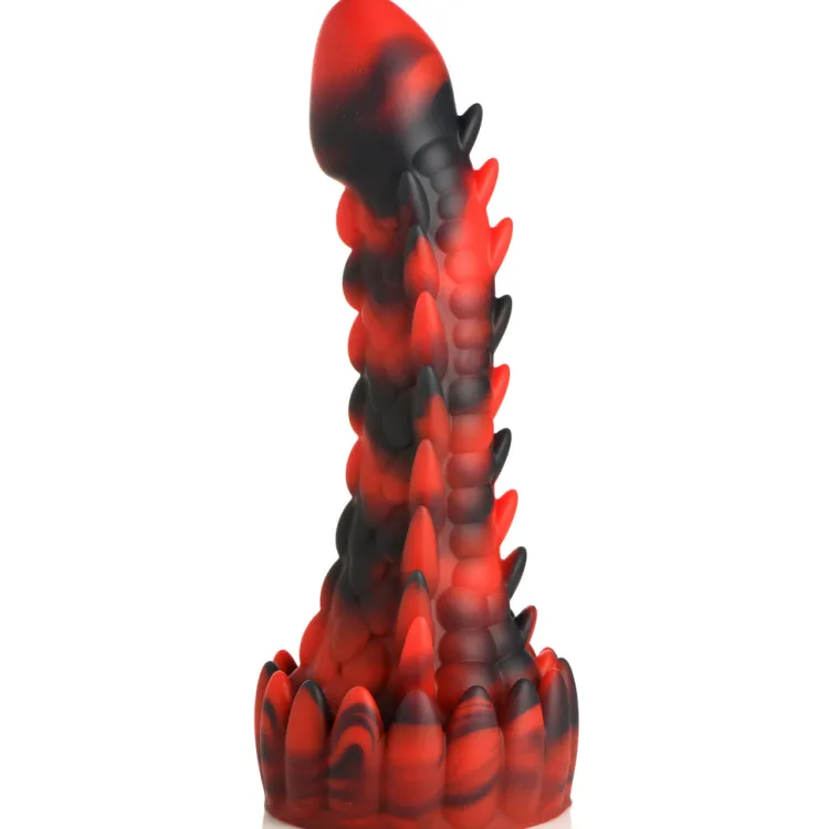 Creature Cocks Silicone Dildos | Non-Representational Dildos>Demon Rising Scaly Dragon Dildo