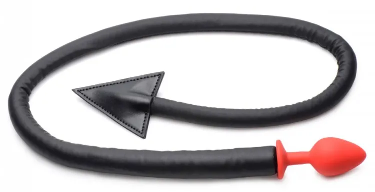 Tailz Butt Plug Tails | Unique Anal Toys>Devil Tail Anal Plug and Horns Set