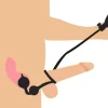 Master Series Unique Anal Toys | Butt Plugs>Devils Rattle Inflatable Silicone Anal Plug with Cock and Ball Ring