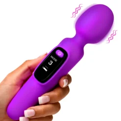 Bang Silicone Vibrators | Waterproof Vibrators>Digital Silicone Wand with Display