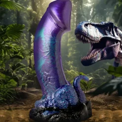 Creature Cocks Silicone Dildos>Dino-Dick Dinosaur Silicone Dildo