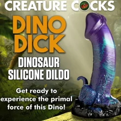 Creature Cocks Silicone Dildos>Dino-Dick Dinosaur Silicone Dildo