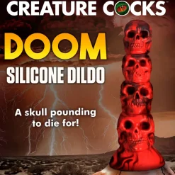 Creature Cocks Silicone Dildos | Large Dildos>Doom Silicone Dildo