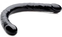 Master Series Double Ended & Penetration Dildos>Double Ended Black Dildo