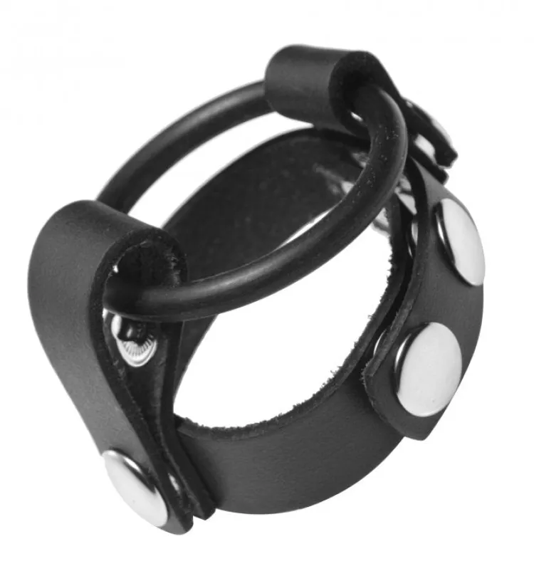 Healthy u0026 Active Penis Rings>Double Ring Cock And Ball Harness