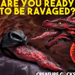 Creature Cocks Silicone Dildos>Dragon Tongue Silicone Dildo