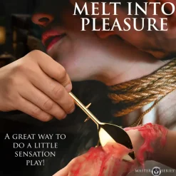 Master Series Sensation Play, Tools & Accessories>Drip Sensation Scraper and Waxplay Candle Set