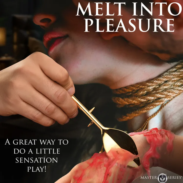 Master Series Sensation Play, Tools & Accessories>Drip Sensation Scraper and Waxplay Candle Set