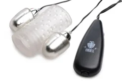 Trinity Vibes Vibrating Strokers | Vibrating Masturbators>Dual Vibrating Penis Sheath
