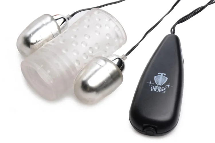 Trinity Vibes Vibrating Strokers | Vibrating Masturbators>Dual Vibrating Penis Sheath