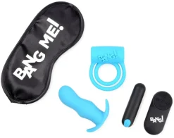 Bang Sex Toy Kits & Collections | Butt Plugs>Duo Blast Remote Control Cock Ring and Butt Plug Vibe Kit