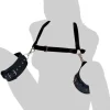 Master Series Starter Bdsm & Bondage Kits | Sex Furniture, Swings, & More>Easy Access Thigh Harness with Wrist Cuffs