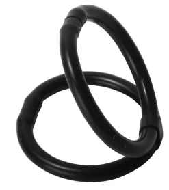 Trinity Vibes Penis Rings>Easy Release Duo Cock and Ball Ring