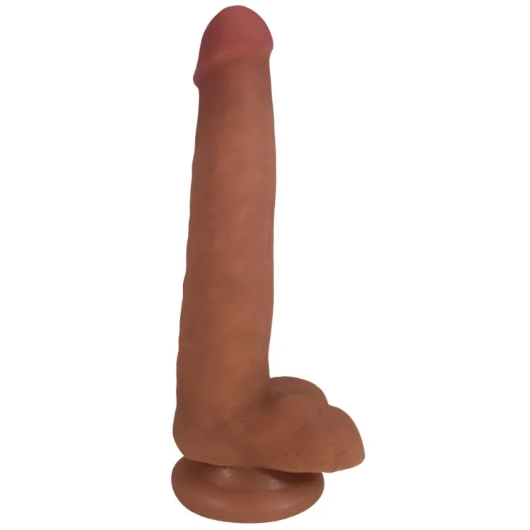 Easy Riders Ultra Realistic Sex Toys | Realistic Dildos>8 Inch Dual Density Dildo With Balls