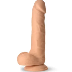 Easy Riders Silicone Dildos | Harness Compatible Dildos>7" Silicone Dildo with Balls