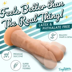 Easy Riders Silicone Dildos | Harness Compatible Dildos>7" Silicone Dildo