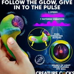 Creature Cocks Unique Vibrators | Rechargeable Vibrators>Electric Eye Plasma Vibrator