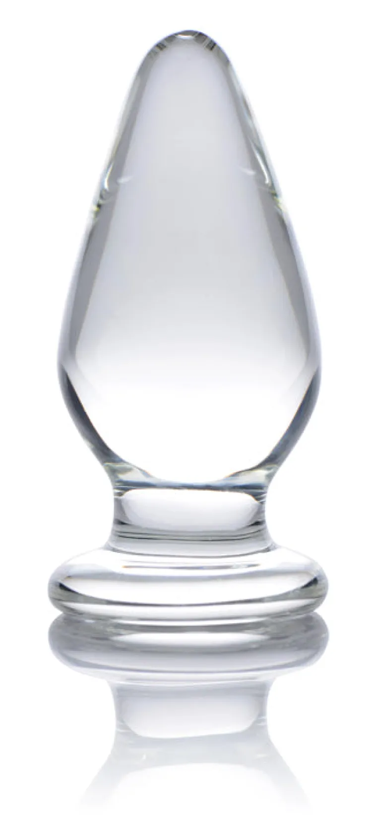 Prisms Erotic Glass Glass Butt Plugs | Butt Plugs>Ember Weighted Tapered Anal Plug