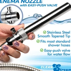 Clean Stream Anal Douches & Enemas | Aluminum & Steel Dildos & Insertables><noscript><img width=