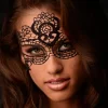 Greygasms Vibrating Panties & Lingerie | Masks & Dress-Up Accessories>Enhanced Black Lace Mask
