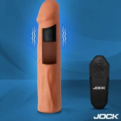 Jock Penis Extenders & Sleeves | App Controlled & Remote Vibrators>Enhancers Vibrating Penis Extension w/ Remote