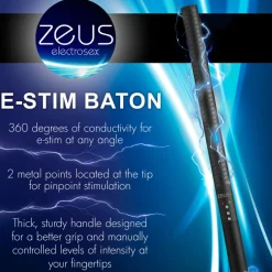 Zeus Electrosex Impact: Whips, Crops & Spankers>E-Stim Baton