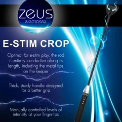 Zeus Electrosex Impact: Whips, Crops & Spankers>E-Stim Crop