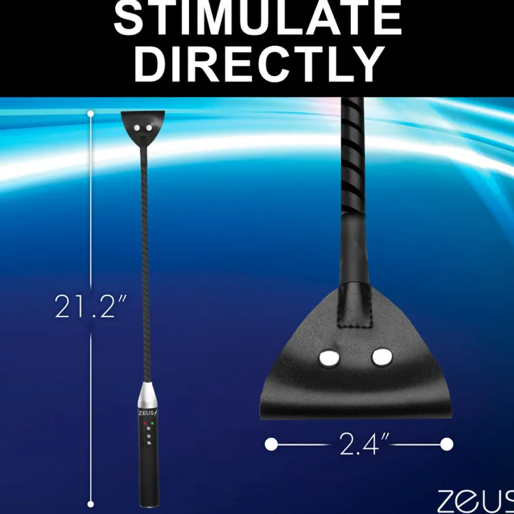 Zeus Electrosex Impact: Whips, Crops & Spankers>E-Stim Crop