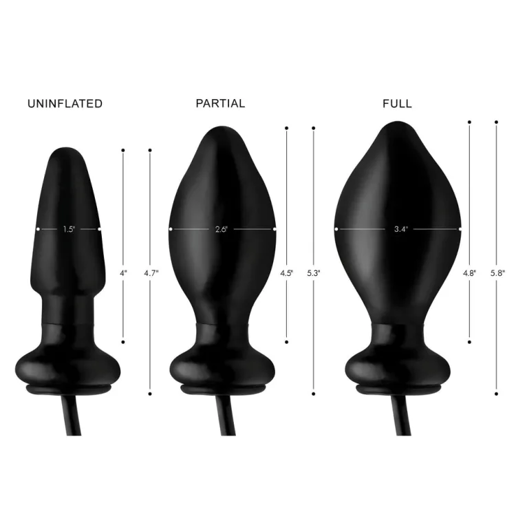 Master Series Butt Plugs>Expand Inflatable Anal Plug