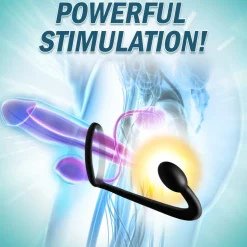 Prostatic Play Prostate Massagers | Penis Rings>Explorer Silicone Cock Ring and Prostate Plug
